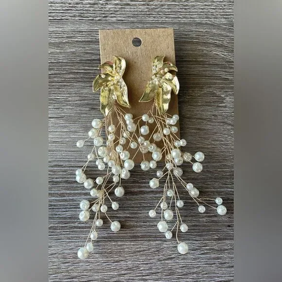 Zara statement earrings A110 - Picture 3 of 5